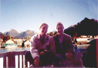 Laura and Sarah at Whale Park
